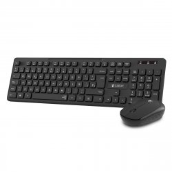 SUBBLIM SUBKBC-CSSW10 clavier Souris incluse RF sans fil QWERTY Espagnole Noir