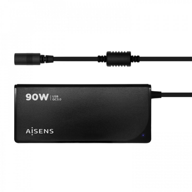 AISENS ASLC-90WAUTO-BK adaptateur de puissance & onduleur Intérieure 90 W Noir