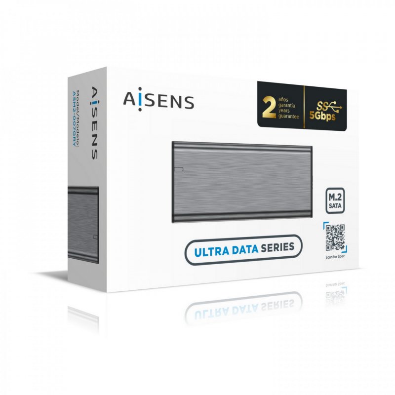 CAJA EXTERNA AISENS M.2 NGFF ASM2-007GRY SATA A USB3.1 GEN1 GRIS