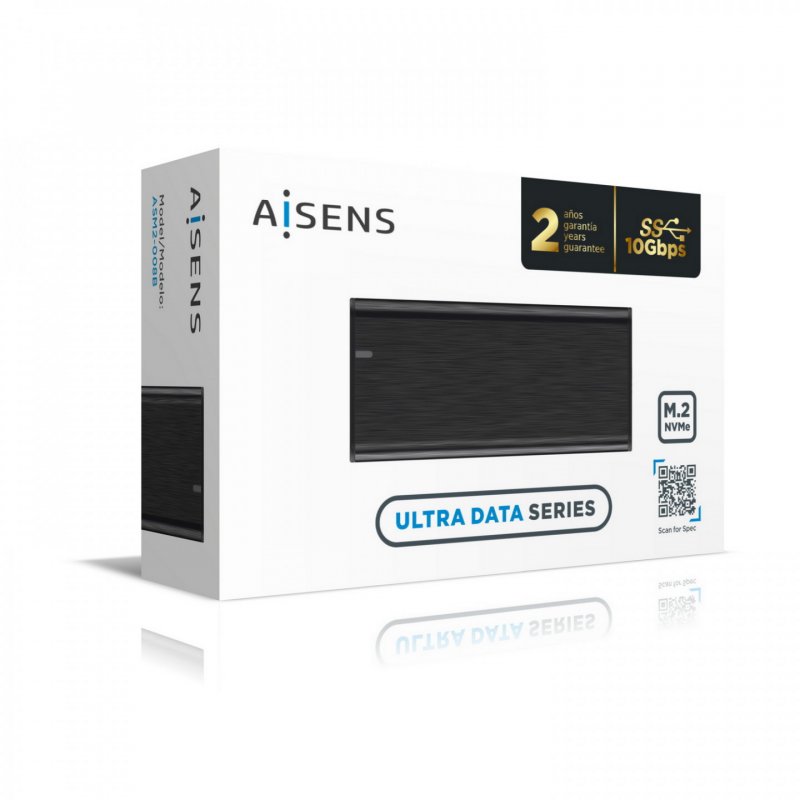AISENS ASM2-008B storage drive enclosure SSD enclosure Black M.2