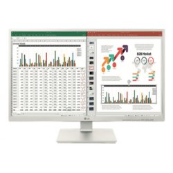 LG 27BK55YP-W computer monitor 68.6 cm (27") 1920 x 1080 pixels Full HD LED Black