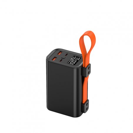 Leotec LEPOW100W30K banque d'alimentation électrique Lithium-Ion (Li-Ion) 30000 mAh Noir