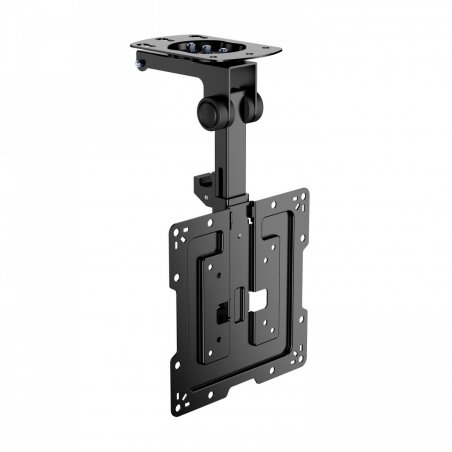 AISENS Swivel Ceiling Mount, Foldable for Monitor/TV 20Kg from 19-43, Black