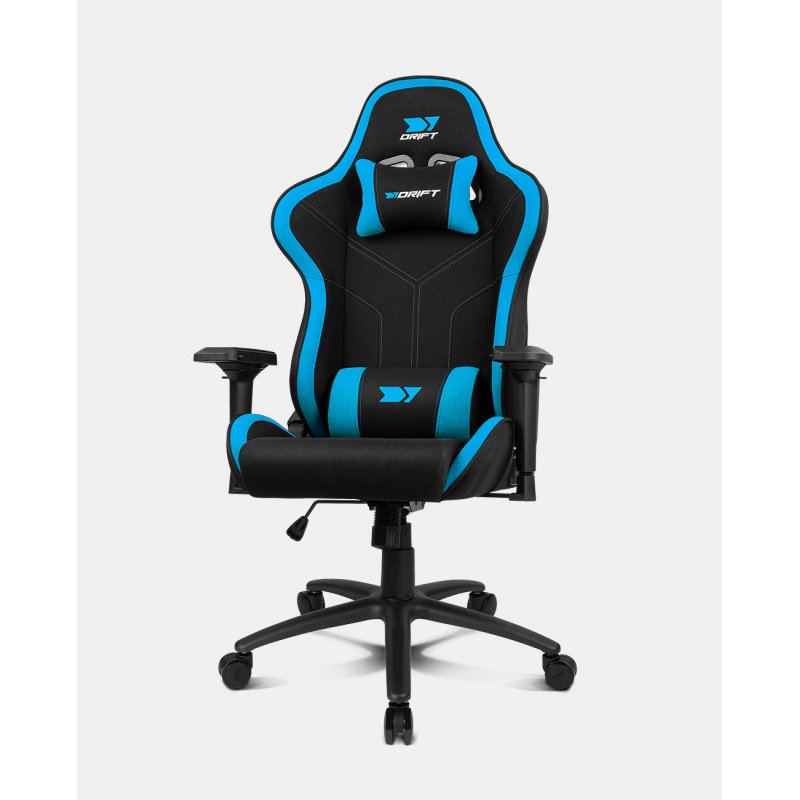 DRIFT DR110BL Siège pour jeu vidéo Fauteuil de gaming Siège rembourré Noir, Bleu