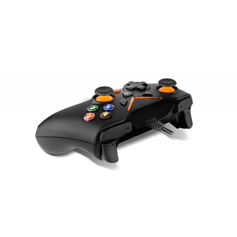 NOX NXKROMKEY Gaming Controller Black USB Gamepad Analogue Android, PC, Playstation 3