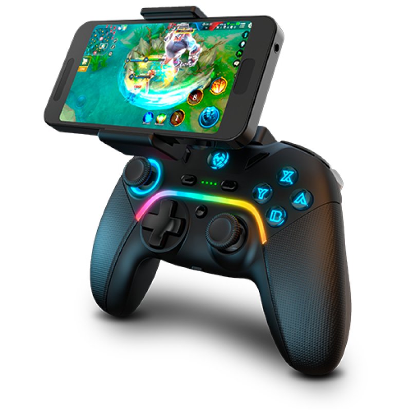 Krom Kayros Noir Bluetooth Manette de jeu Analogique/Numérique Android, Nintendo Switch, PC, iOS