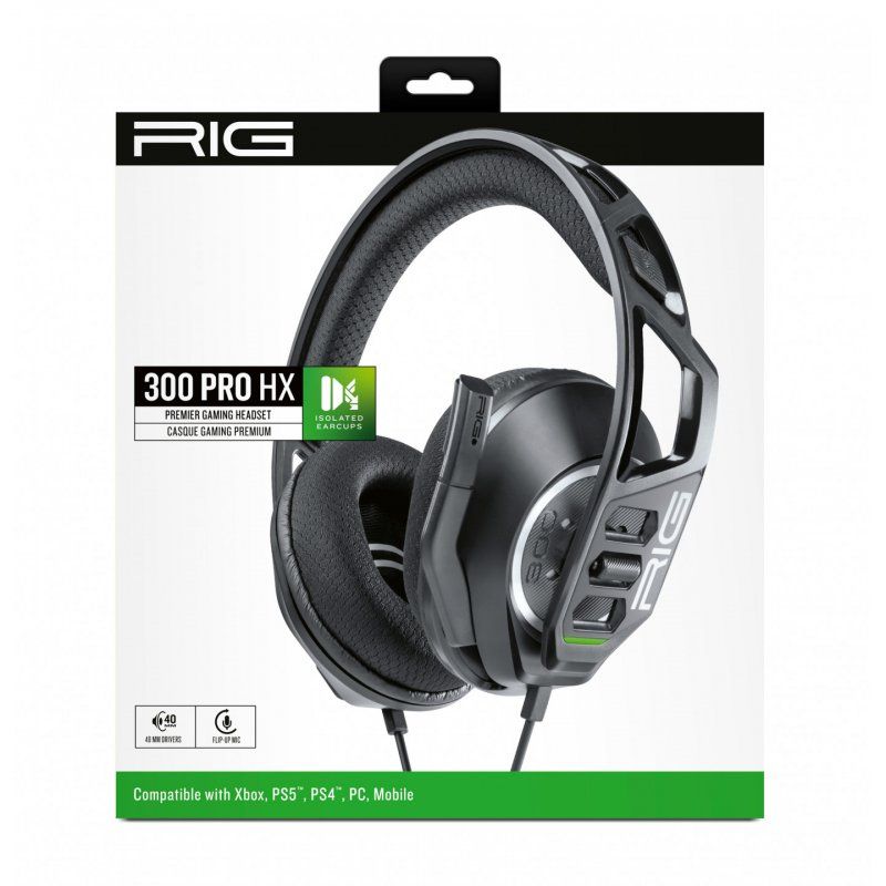 STOCK3 - NACON RIG 300 PRO HX Casque Avec fil Arceau Jouer Noir