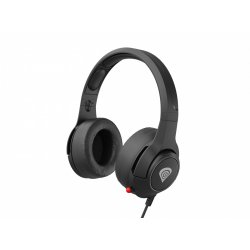 GENESIS Argon 600 Casque Avec fil Arceau Jouer Noir, Rouge
