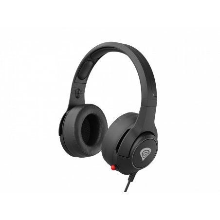 GENESIS Argon 600 Casque Avec fil Arceau Jouer Noir, Rouge