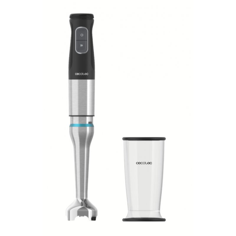 Cecotec 03966 blender Immersion blender 1200 W Black, Stainless steel
