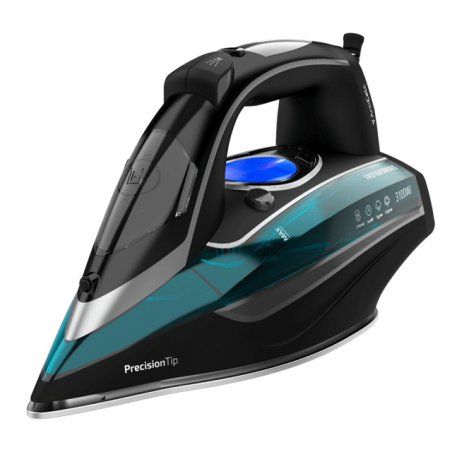 Cecotec Fast&Furious 6060 Ultra Fer à vapeur Semelle Turbo Anodisée Pro ultra glissante 3100 W Noir, Argent, Turquoise