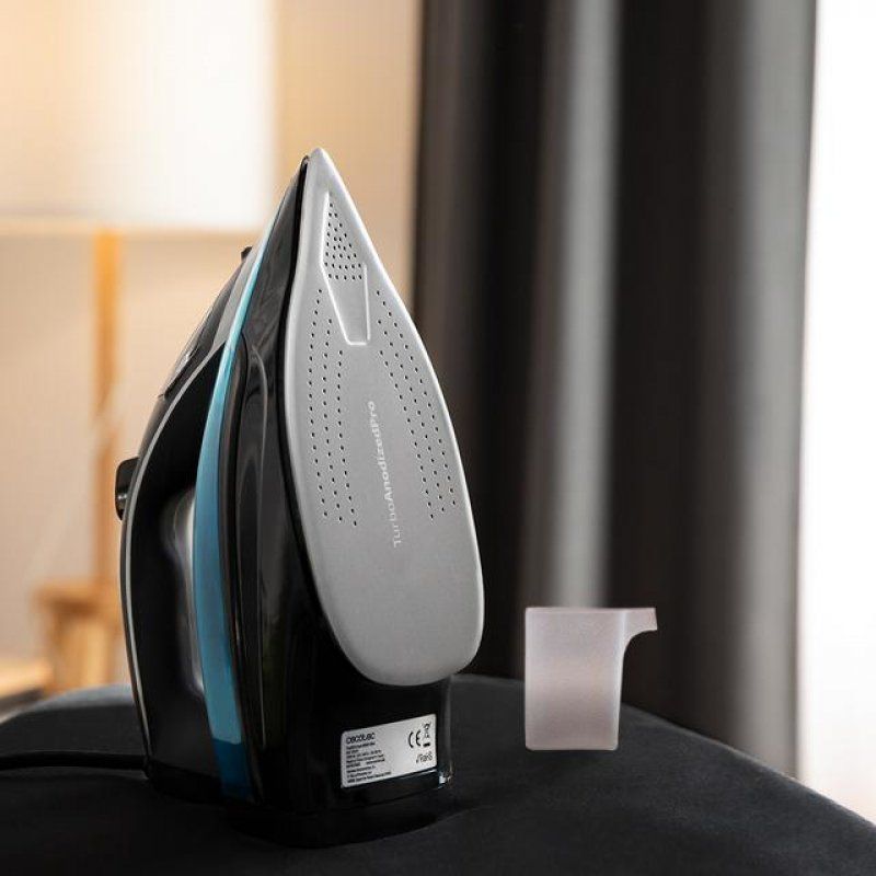Cecotec Fast&Furious 6060 Ultra Fer à vapeur Semelle Turbo Anodisée Pro ultra glissante 3100 W Noir, Argent, Turquoise