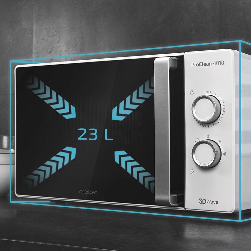 Cecotec 01546 micro-onde Comptoir Micro-onde simple 23 L 700 W Blanc