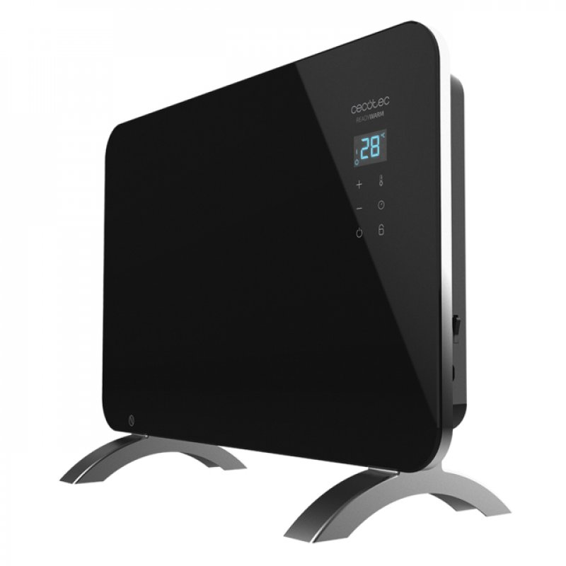 Cecotec Ready Warm 6670 Crystal Connection Intérieure Noir 1000 W Chauffage électrique à convecteur
