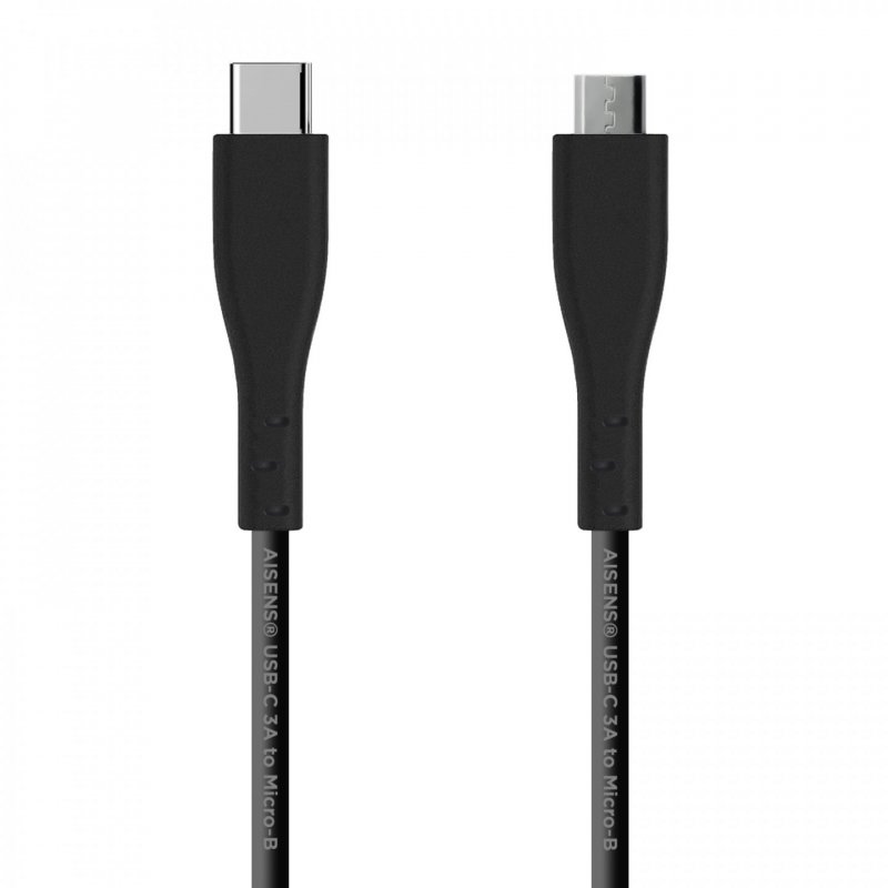 AISENS A107-0350 USB cable 2 m USB 2.0 USB C Micro-USB B Black