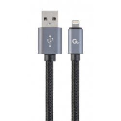 Gembird CCB-MUSB2B-AMLM-6 mobile phone cable Black 1.8 m USB A Lightning