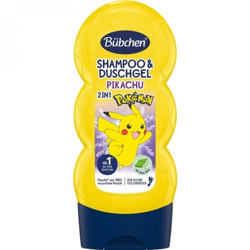 Bübchen Children's Shampoo & Shower Gel Pokémon Pikachu Edition 230ml Lemon Cheesecake