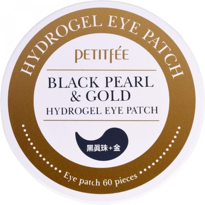 Petitfee Black Pearl & Gold Hydrogel Eye Patch 60 Patches