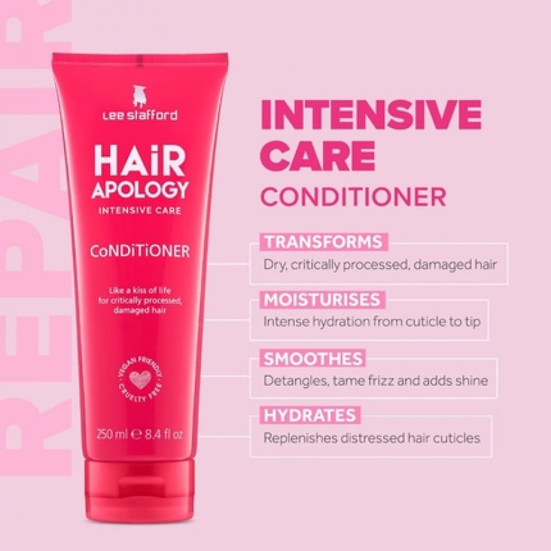 Lee Stafford Hair Apology Conditioner 250ml White