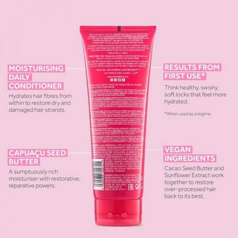 Lee Stafford Hair Apology Conditioner 250ml White