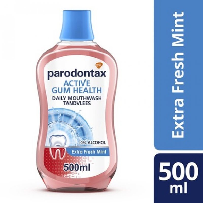 Parodontax Daily Care Mouthwash Extra Fresh For Healthy Gums 500 Ml