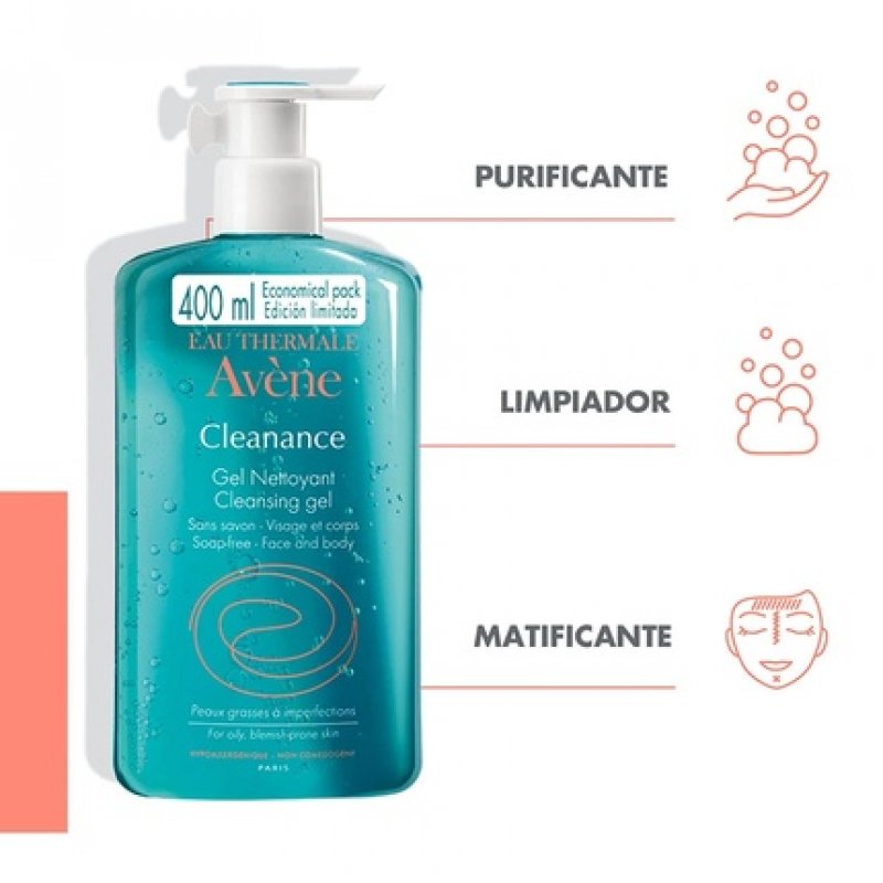 Avene Cleansing Gel Cleaner 400ml