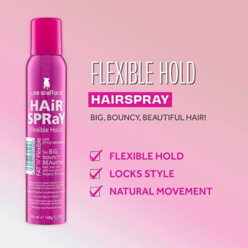 Lee Stafford Fat 'N' Flexible Fat Flexible Hold Hair Spray 200ml