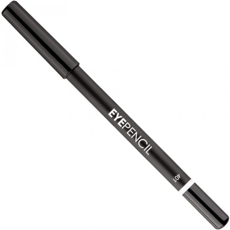 Lamel Long Lasting Eyebrow Liner with Brush - Ideal for All Skin Types and Tones Dark Brown N. 404 Black