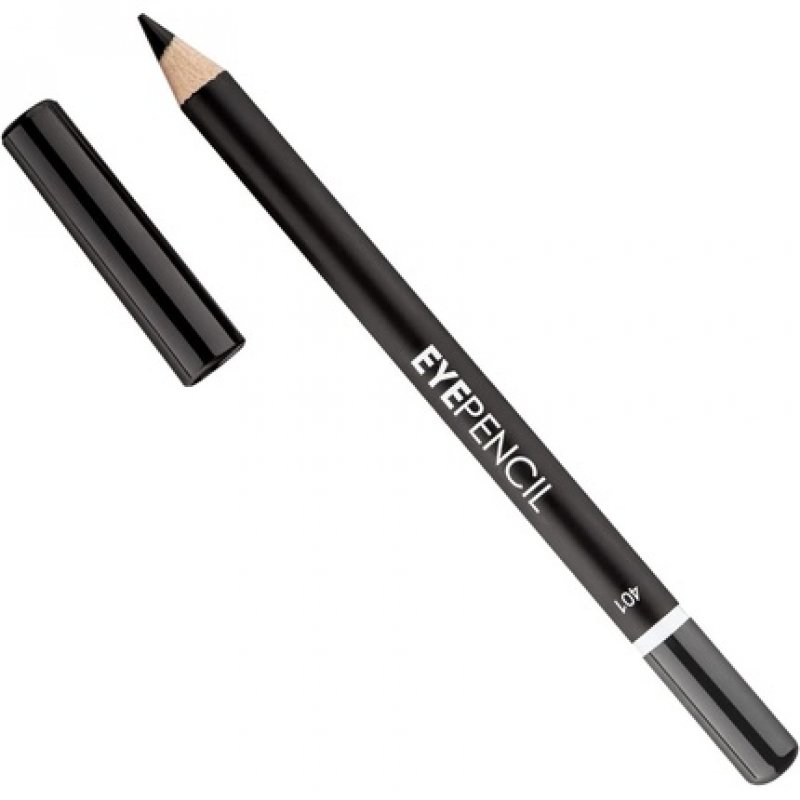 Lamel Long Lasting Eyebrow Liner with Brush - Ideal for All Skin Types and Tones Dark Brown N. 404 Black