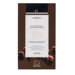 Korres Argan Oil Advanced Colorant 2.1 Blue Black 2.1