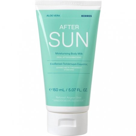 KORRES Aloe Vera Moisturising Body Milk After Sun Care for All Skin Types 150ml