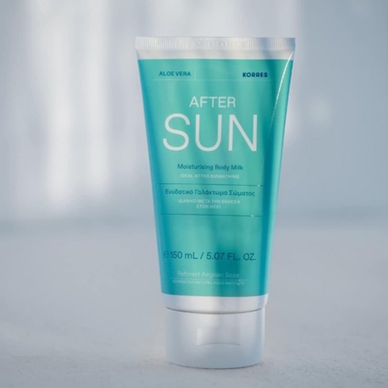 KORRES Aloe Vera Moisturising Body Milk After Sun Care for All Skin Types 150ml