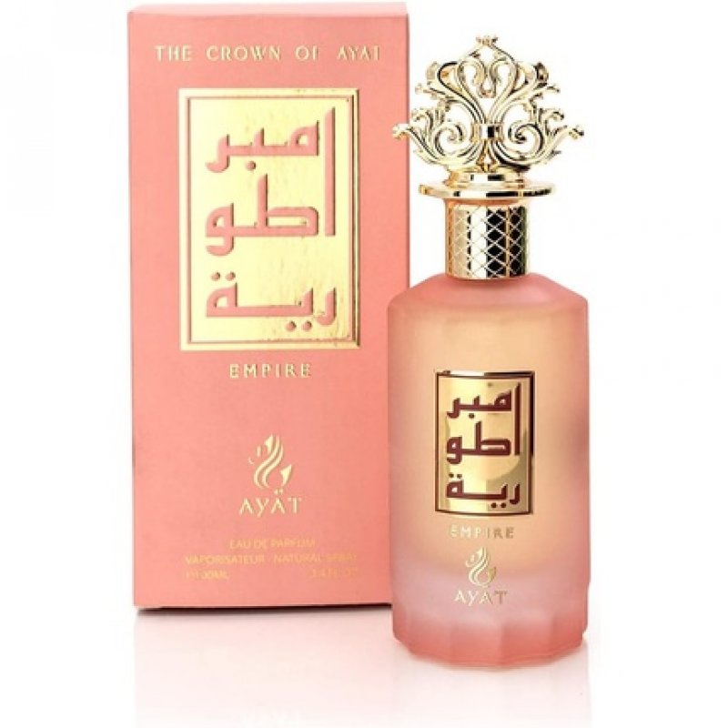The Crown Of Ayat 100ml Dubai EDP Perfume for Men and Women - Oriental Oud with Vanilla, Lemon, Leather, Amber, Orange,
