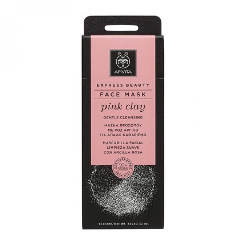 Pink Clay Face Mask 2x8ml