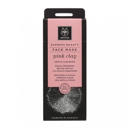 Pink Clay Face Mask 2x8ml