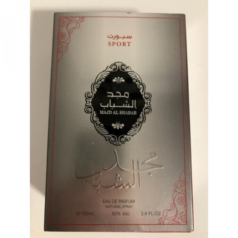 Ard Al Zaafran Majd Al Shabab Sport 100ml 3.4 fl oz Fresh Scent