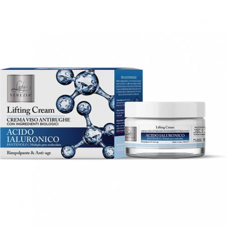 Lady Venezia Hyaluronic Acid Anti-Wrinkle Face Cream with Organic Ingredients 50ml