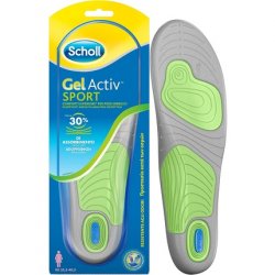 Scholl Reckittbenckiser Shoe Insole 210g Blue Solette Sportive