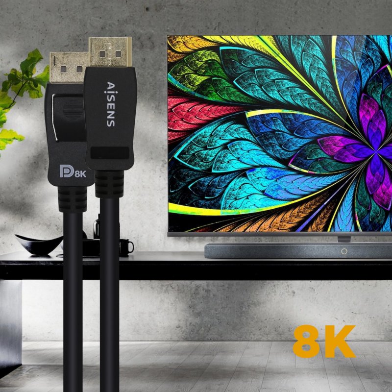 AISENS A149-0432 DisplayPort cable 2 m Black