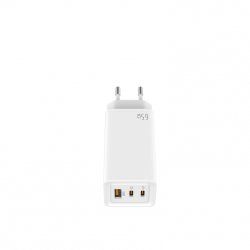 Leotec LECSPH65W3W adaptateur de puissance & onduleur Auto 65 W Blanc