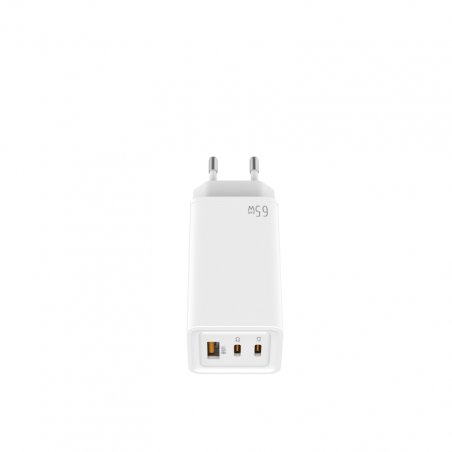 Leotec LECSPH65W3W adaptateur de puissance & onduleur Auto 65 W Blanc