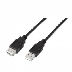 AISENS A101-0016 câble USB 1,8 m USB 2.0 USB A Noir