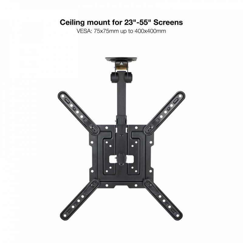 TooQ LPCE1123TSLI-B support pour téléviseur 139,7 cm (55") Noir