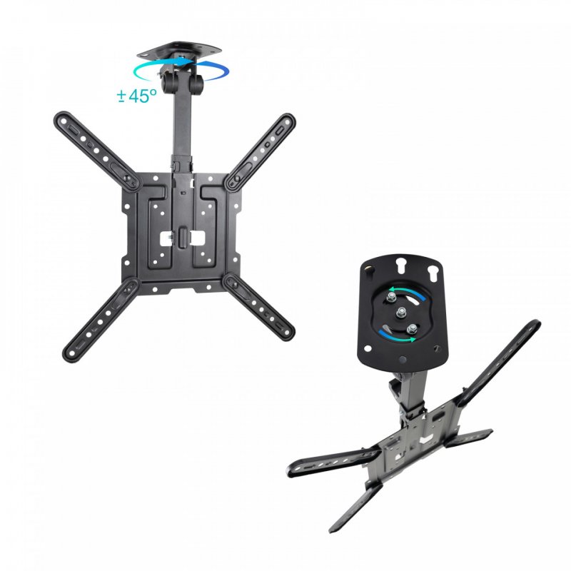 TooQ LPCE1123TSLI-B support pour téléviseur 139,7 cm (55") Noir