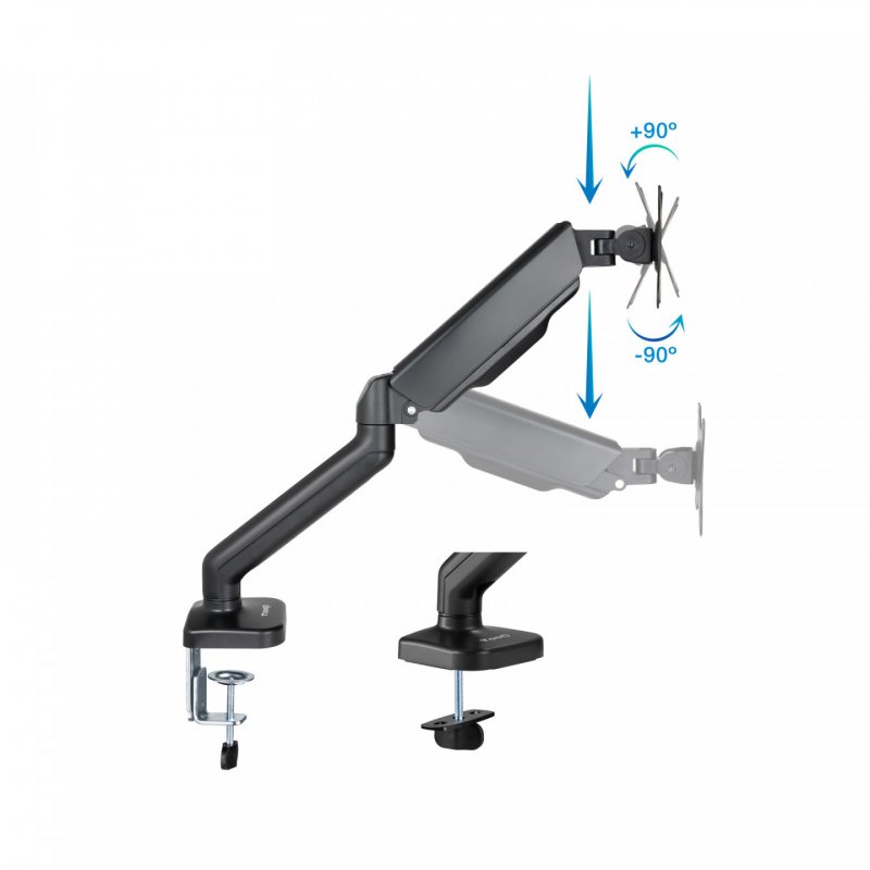 TooQ DB5032TNR-B support d'écran plat pour bureau 81,3 cm (32") Noir