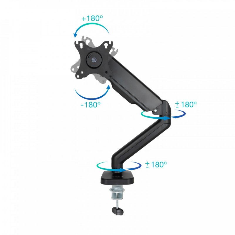 TooQ Desk Stand for 17"-32" Screen, Black