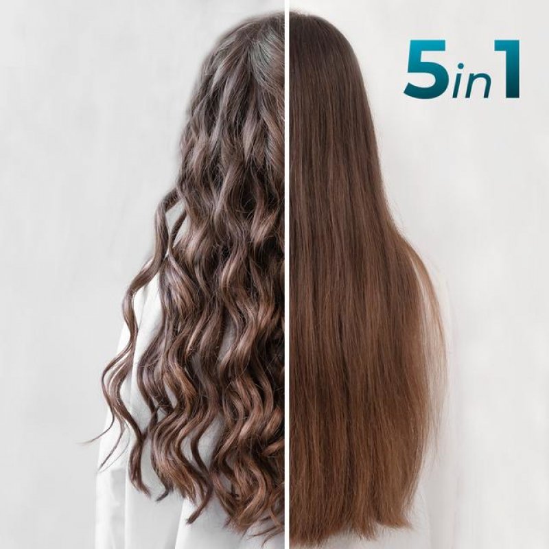 Cecotec 03446 brosse soufflante et fer à lisser Multistyler À chaleur Gris, Rose doré 1000 W 1,8 m