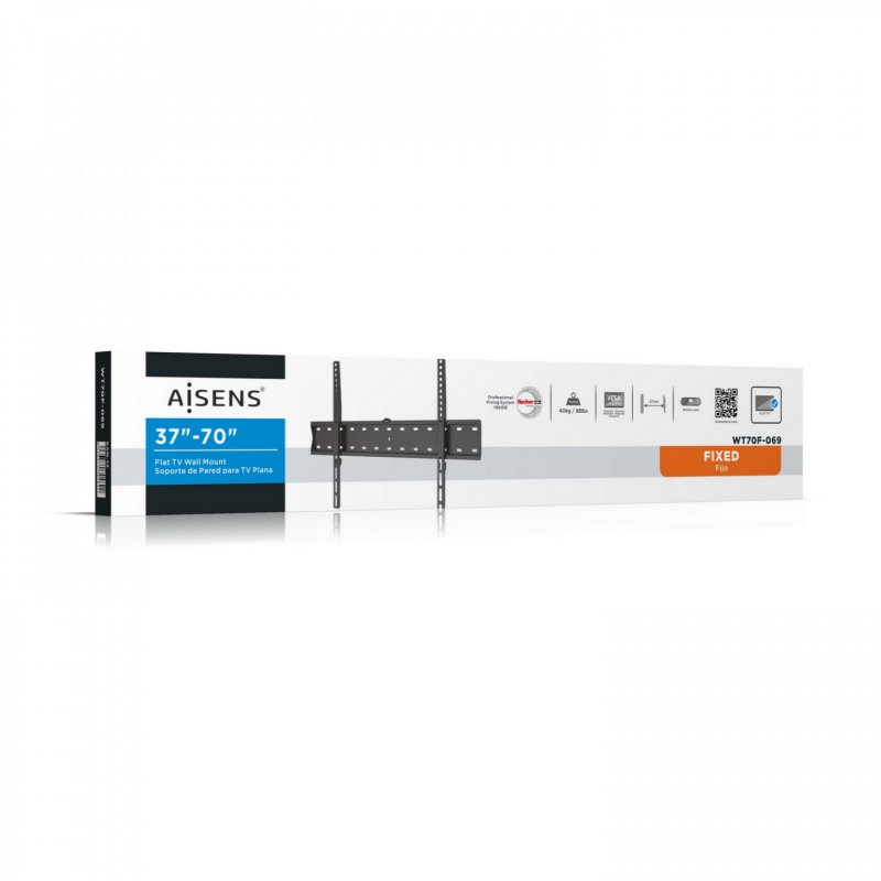 AISENS WT70F-069 support pour téléviseur 177,8 cm (70") Noir