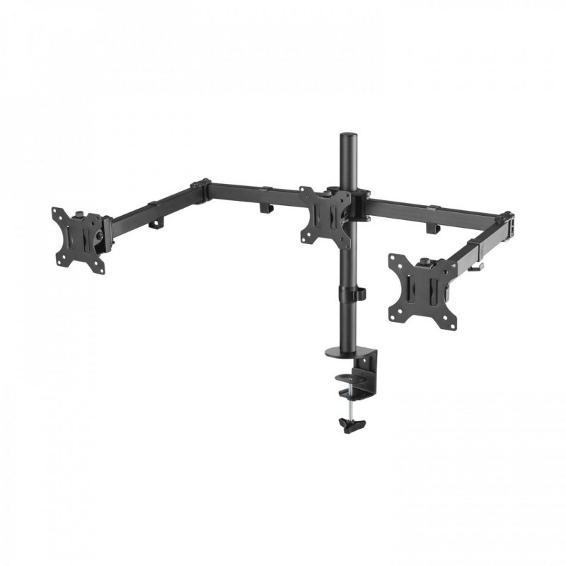 AISENS DT27TSR-061 monitor mount / stand 68.6 cm (27") Black Desk