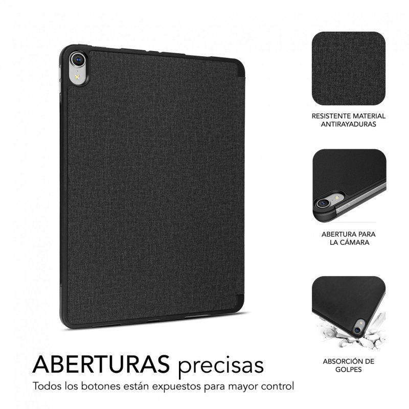 SUBBLIM FUNDA TABLET IPAD 10.9'' 10 Gen NEGRO Folio Black